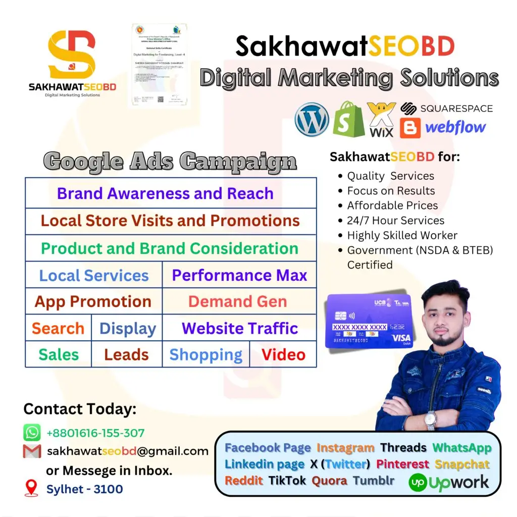 Google Ads Campaign from sakhawatseobd